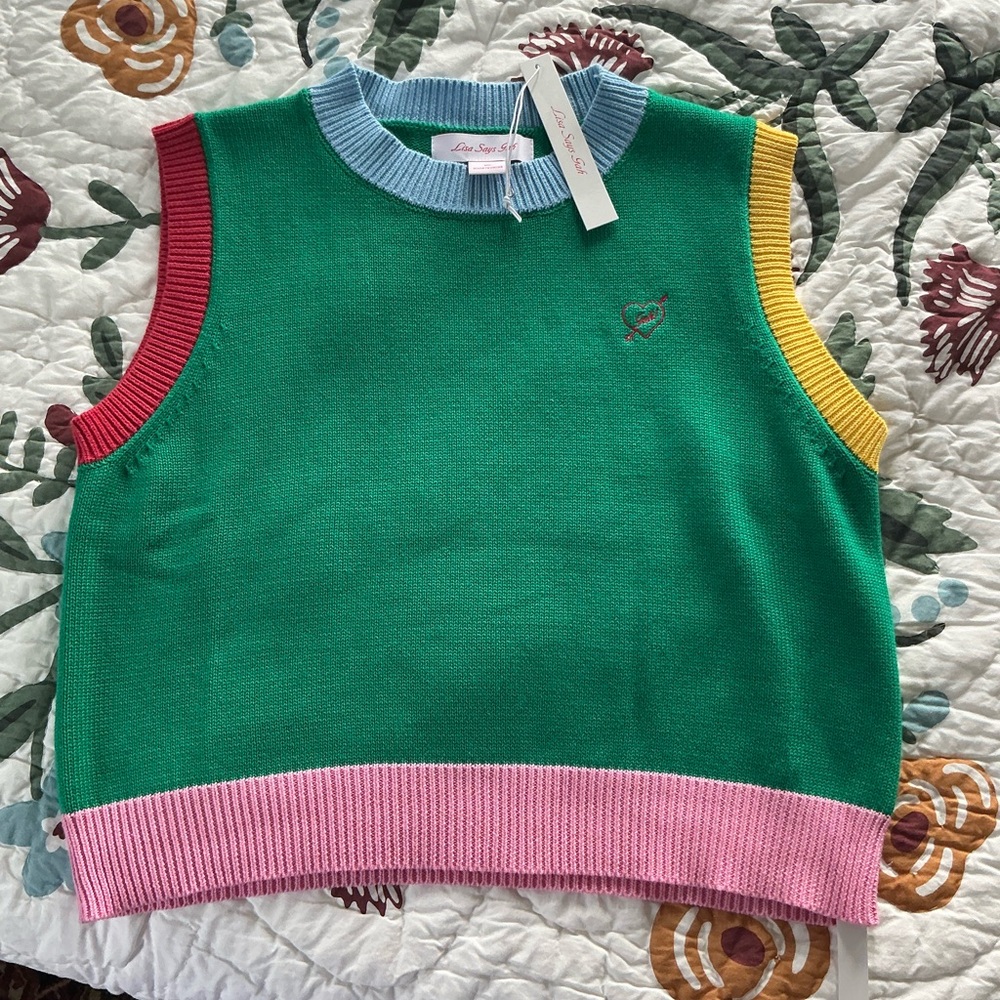 Lisa Says Gah! Quinn sweater vest M/L
